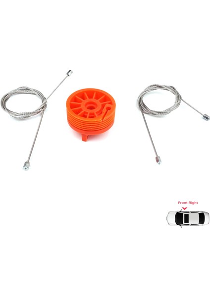 Peugeot 207 WA WC WK SW 2006–2015 5-Kapı 9222W9 İçin Elektrikli Ön Sağ Cam Kriko Tamir Seti modelleri