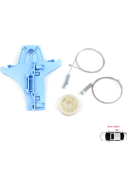 VW Jetta MK6 A6 IV 2010-2018 5C6 5C6839462 İçin Elektrikli Arka Sağ Cam Kriko Tamir Seti