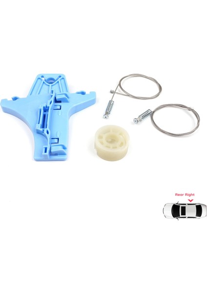 VW Jetta MK6 A6 IV 2010-2018 5C6 5C6839462 İçin Elektrikli Arka Sağ Cam Kriko Tamir Seti