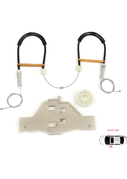 Citroen C4 MK1 LC LR 2004-2014 4/5 Kapı 9221V1 İçin Elektrikli Ön Sol Cam Kriko Tamir Seti