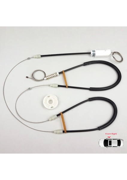 Porsche Boxster MK2 Cayman 987 2004-2013 Convertible Coupe 98754207601 İçin Sağ Cam Kriko Tamir Seti