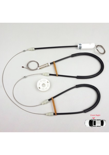 Porsche Boxster MK2 Cayman 987 2004-2013 Convertible Coupe 98754207601 İçin Sağ Cam Kriko Tamir Seti fiyatları