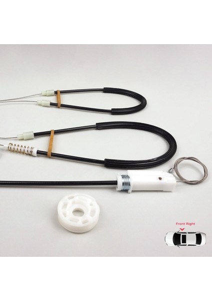 Porsche Boxster MK2 Cayman 987 2004-2013 Convertible Coupe 98754207601 İçin Sağ Cam Kriko Tamir Seti modelleri