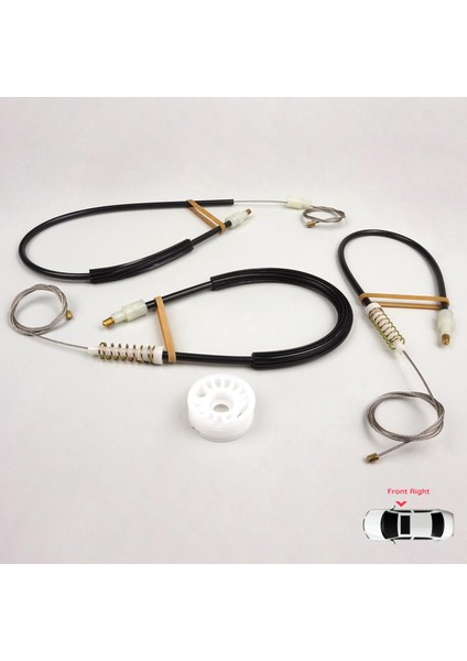 BMW 5 Serisi E60 E61 2003-2010 4/5 Kapı 51337184384 İçin Elektrikli Ön Sağ Cam Kriko Tamir Seti modelleri