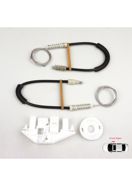 Peugeot 406 8B 8E/F 1995-2004 4/5 Kapı 9222F4 İçin Ön Sağ Kapı Cam Kriko Tamir Seti fiyatları