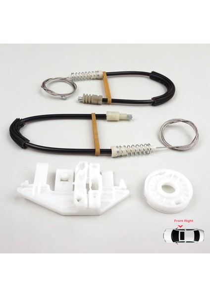 Peugeot 406 8B 8E/F 1995-2004 4/5 Kapı 9222F4 İçin Ön Sağ Kapı Cam Kriko Tamir Seti modelleri