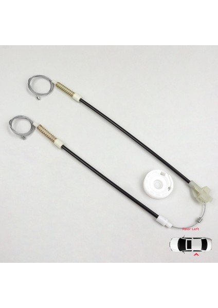 VW Golf MK3 1991-1998 5-Kapı Vento Jetta 1992-1999 İçin Elektrikli Arka Sol Cam Kriko Tamir Seti