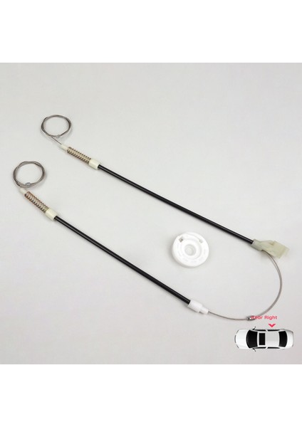 VW Golf MK3 1H1 1H5 1991-1998 Vento Jetta 1H2 1992-1999 İçin Elektrikli Arka Sağ Kapı Cam Kriko Seti