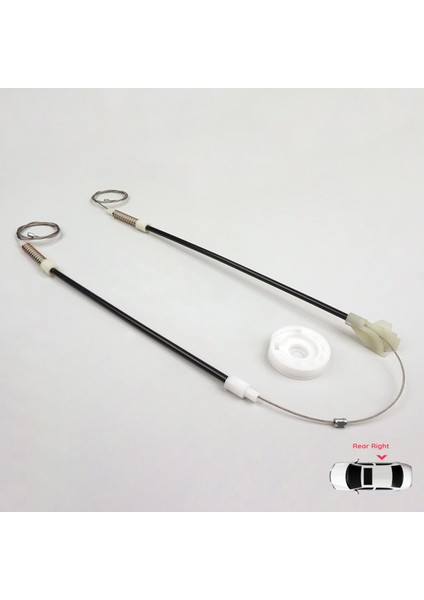 VW Golf MK3 1H1 1H5 1991-1998 Vento Jetta 1H2 1992-1999 İçin Elektrikli Arka Sağ Kapı Cam Kriko Seti