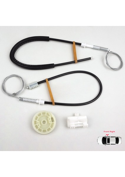 Peugeot 106 MK1 MK2 1A 1C 1S 1991-2005 5-Kapı 9222G9 İçin Ön Sağ Kapı Cam Kriko Tamir Seti