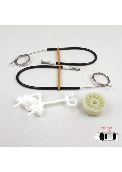 Fiat Abarth Punto Grande Evo MK3 199 2005-2024 51723327 İçin Elektrikli Arka Sağ Kapı Cam Kriko Seti