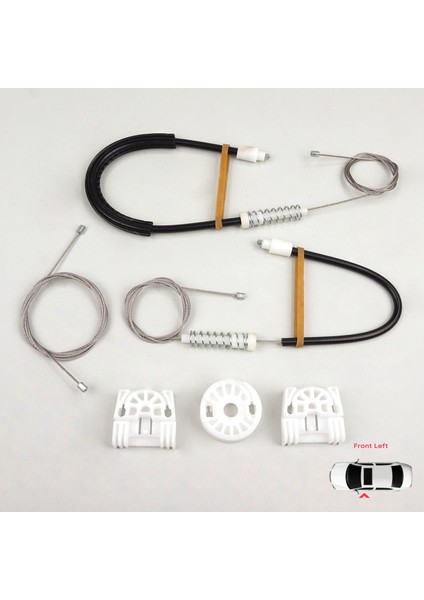 Mercedes C Class W204 S204 2006-2014 E W212 S212 2009-2016 İçin Ön Sol Kapı Cam Kriko Tamir Seti