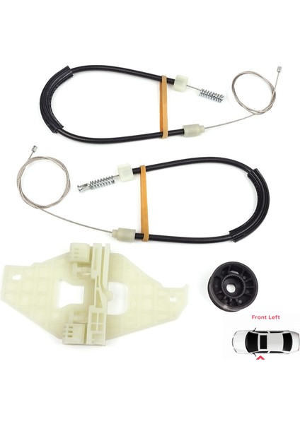 BWR5277 Citroen C Elysee Peugeot 301 İçin Ön Sol Cam Kriko Tamir Seti 9674412480