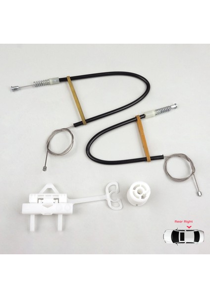 Fiat Linea 323 110 2007-2018 51789673 İçin Manuel Arka Sağ Kapı Cam Kriko Tamir Seti fiyatları