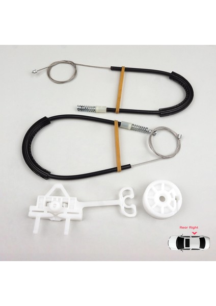 Fiat Linea 323 110 2007-2018 51898678 İçin Elektrikli Arka Sağ Kapı Cam Kriko Tamir Seti fiyatları