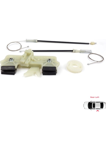 Ford Fiesta MK6 CB1 CCN JA8 JR8 2008-2017 4/5 Kapı 1568451 İçin Elektrikli Arka Sol Cam Kriko Tamir Seti modelleri