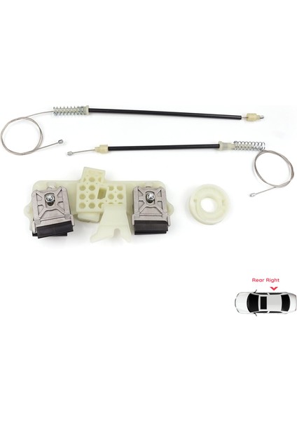 Ford Fiesta MK6 CB1 CCN JA8 JR8 2008-2017 4/5 Kapı İçin Elektrikli Arka Sağ Cam Kriko Tamir Seti fiyatları