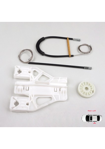 Audi A4 S4 B8 8KH 8K5 8K2 2008-2015 4/5 Kapı 8K0839461 İçin Elektrikli Arka Sol Cam Kriko Tamir Seti fiyatları