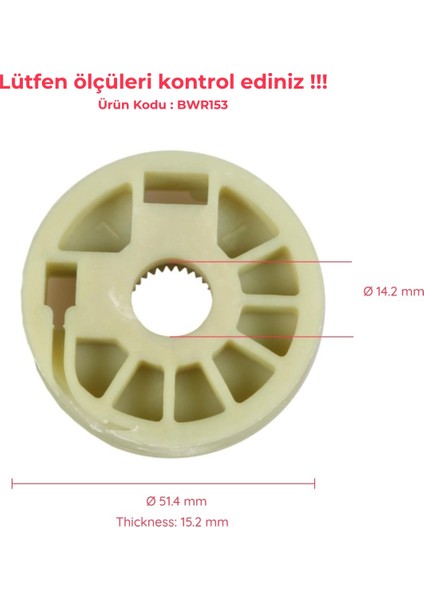 BWR153 VW Caddy Polo Classic Seat Cordoba İçin Sol Cam Kriko Makarası modelleri