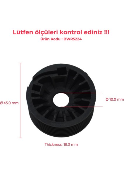 Otomotiv BWR5224 Fiat Egea Için Sol Cam Kriko Tamir Makarası 00520691630