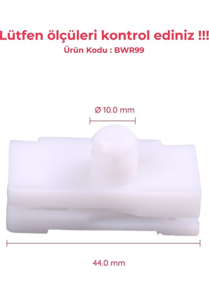 BWR99 Renault Megane MK1 X64 1996-2003 4/5 Kapı 7700834346 İçin Ön Sağ Kapı Cam Kriko Tamir Klipsi modelleri