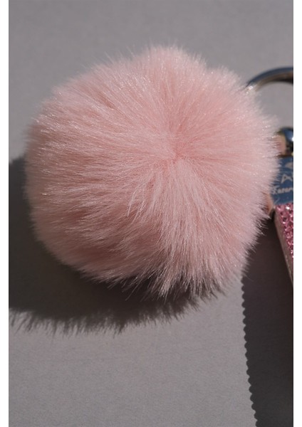 Pembe Taşlı & Logosuz Anahtarlık & Minik Ponpon Açık Pembe & Pembe Harf modelleri