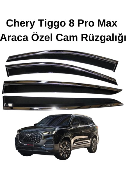Chery Tiggo 8 Pro Max Araca Özel Cam Rüzgarlık Siyah