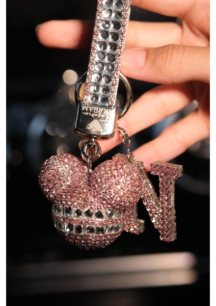 Pembe Panda Anahtarlık + Harf fırsatları