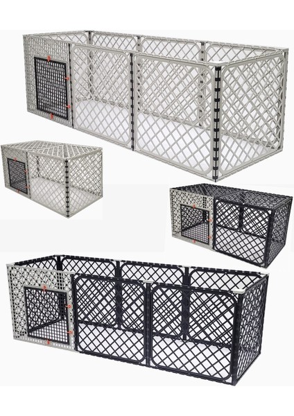 Üstü Kapanabilir 60CM x 60 cm 8 Ad Köpek,kedi, Tavşan Çiti fırsatları