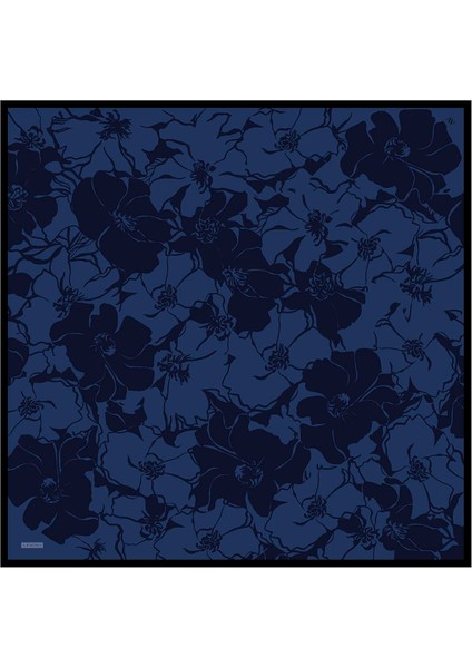 Armine Ipek Eşarp 2025 Yaz - 9344-41 Lacivert Mavi Twill