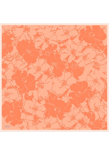 Armine Ipek Eşarp 2025 Yaz - 9344-36 Oranj Twill