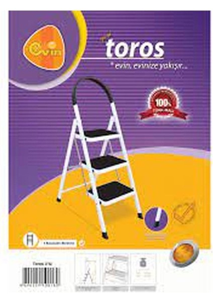 Lüx 3'lü Ev Tipi Merdiven Beyaz fiyatları