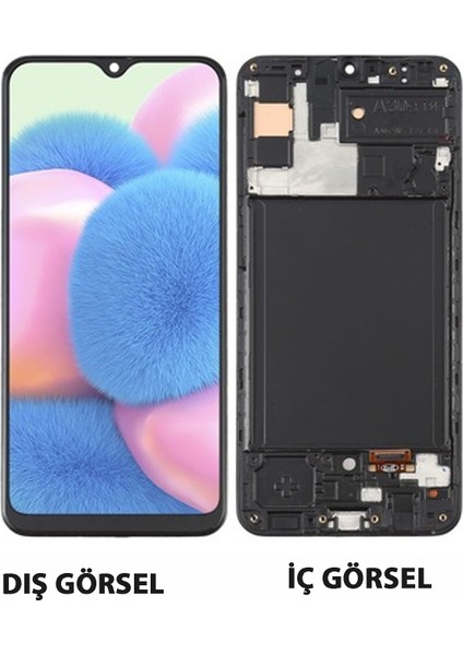 Teknonet Samsung Galaxy A30S Uyumlu OLED Lcd+Dokunmatik+Çıtalı