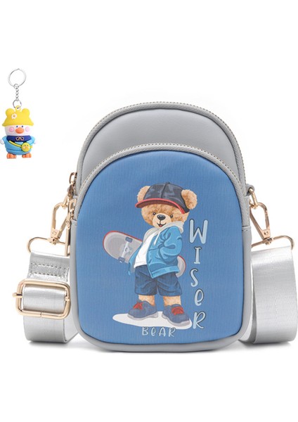 Karikatür Crossbody Çanta Omuz Çantası Moda Cep Telefonu Çantası Kadın (Yurt Dışından)