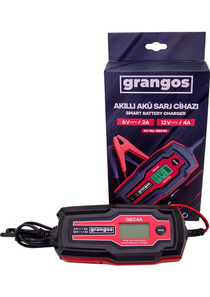 GBC4A 6V/12V 70Ah Akıllı Dijital Akü Şarj ve Bakım Cihazı