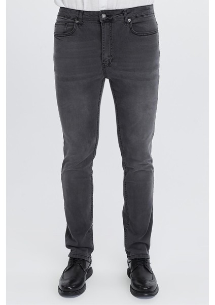 Cedy Denım Erkek Yüksel Bel Bol Kesim Boru Paça Kot Pantolon Reguler Fit Jean C336