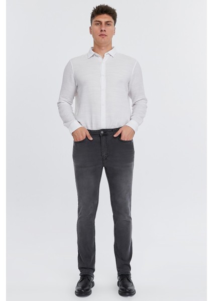 Cedy Denım Erkek Yüksel Bel Bol Kesim Boru Paça Kot Pantolon Reguler Fit Jean C336 fırsatları