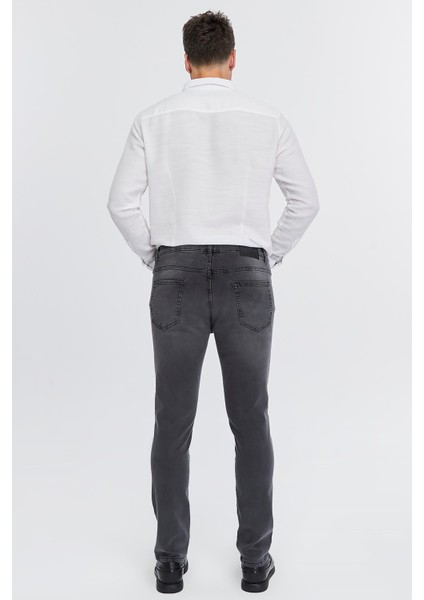 Cedy Denım Erkek Yüksel Bel Bol Kesim Boru Paça Kot Pantolon Reguler Fit Jean C336