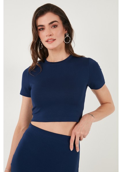 Slim Fit Yırtmaç Detaylı Uzun Etekli Crop Takım Bayan Takım 5866148 fırsatları