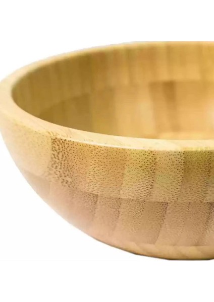 Doğal Bambu Salata Kasesi - Sunum Kasesi 20 cm modelleri