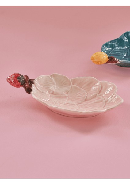 Seramik Tabak - Pembe