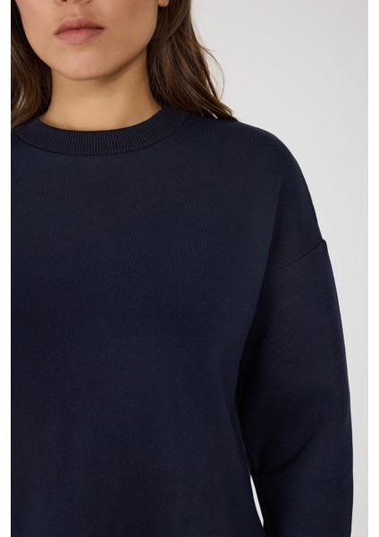 Pamuklu Sweatshirt Elbise Tunik