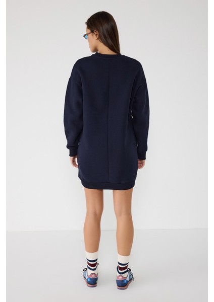 Pamuklu Sweatshirt Elbise Tunik