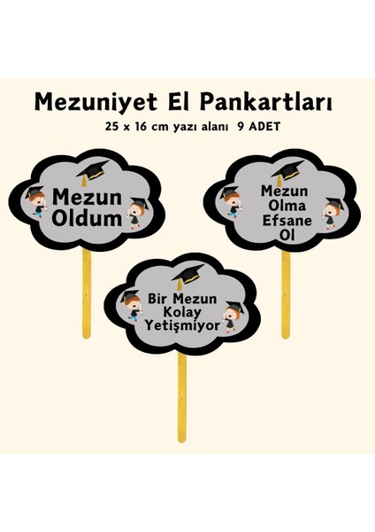 Mezuniyete Özel Yazılı El Pankartı 04 fiyatları
