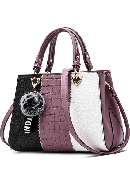 2024 New Elegant Single Shoulder Handbag For Women, Korean Edition, Fashionable And Simple Cross Shoulder Women's Bag, Large Bag Delivery Service (Yurt Dışından)