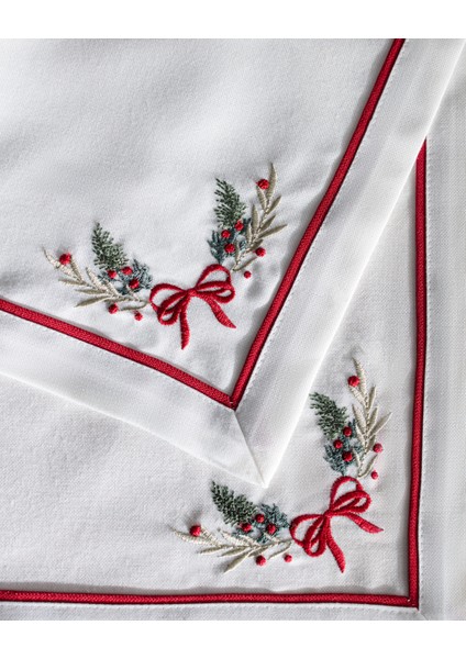 Boucle 2'li Amerikan Servis - Beyaz/kırmızı modelleri