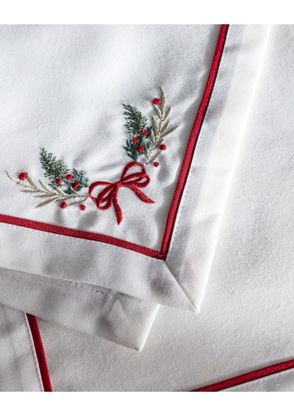 Boucle 2'li Amerikan Servis - Beyaz/kırmızı indirimleri