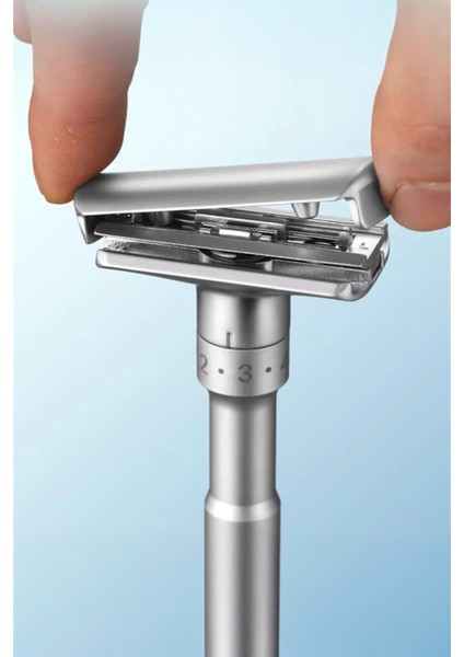 Shave Q7 Ayarlanabilir Manuel Tıraş Makinesi + U3 Full Metal Ustura