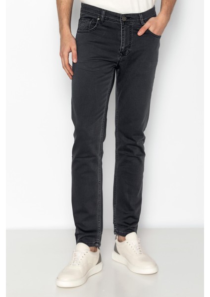 Erkek Regular Fit Streç Rahat Kot Pantolon