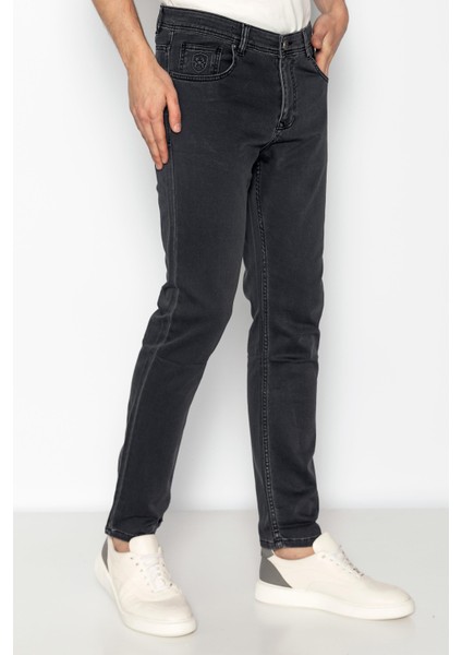 Erkek Regular Fit Streç Rahat Kot Pantolon